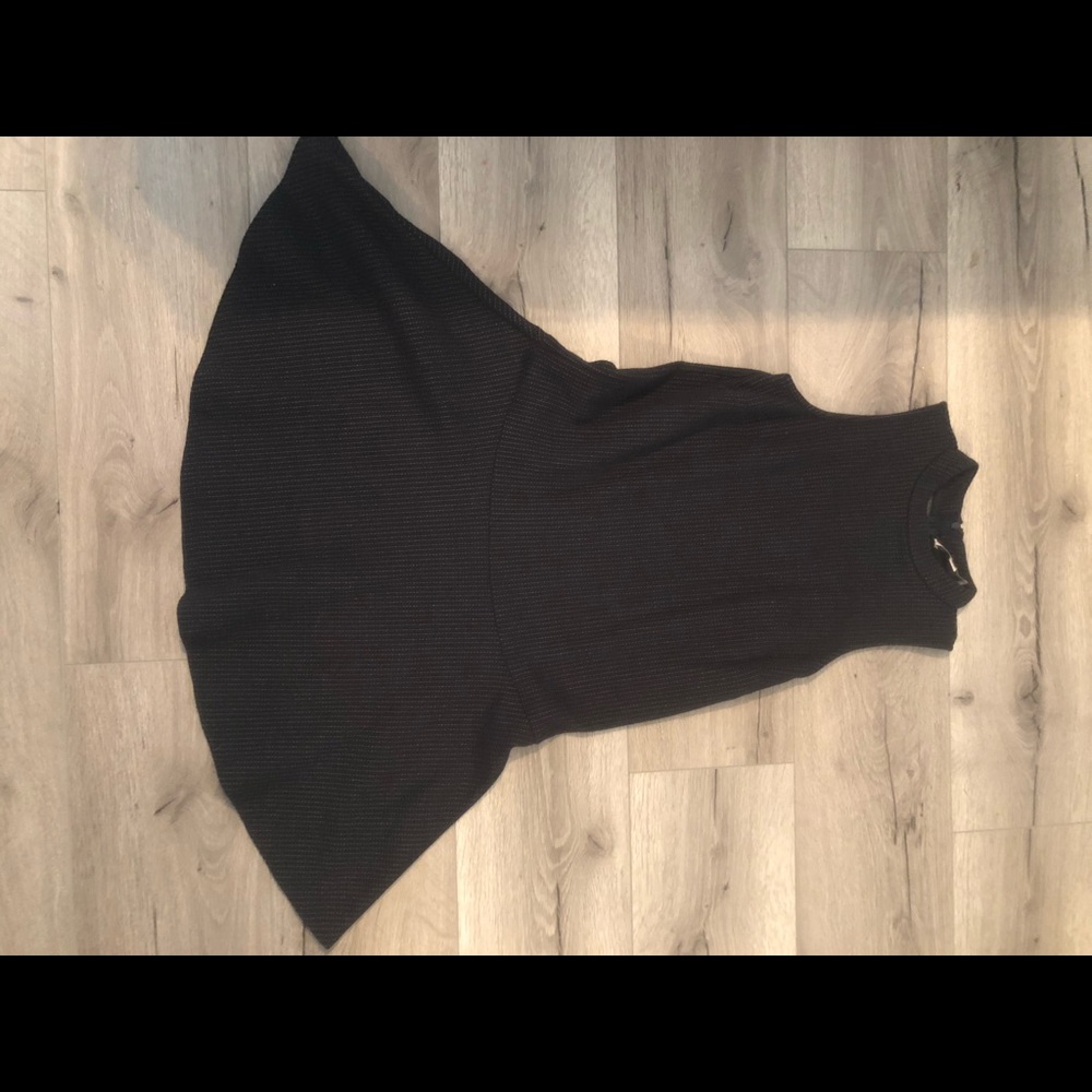 Loft Small striped drop waist dress